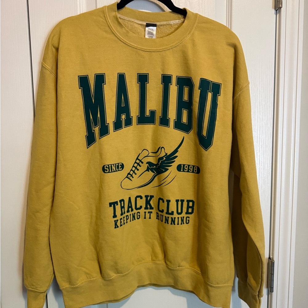 Yellow Malibu Track Club Sweatshirt